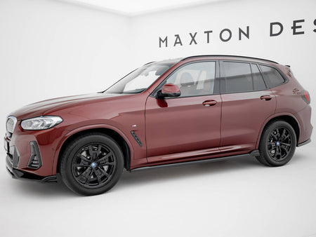 Maxton Design Side Skirts Diffusers BMW iX3 M-Pack G08 Facelift - BM-X3-01F-MPACK-SD2G - Image 2