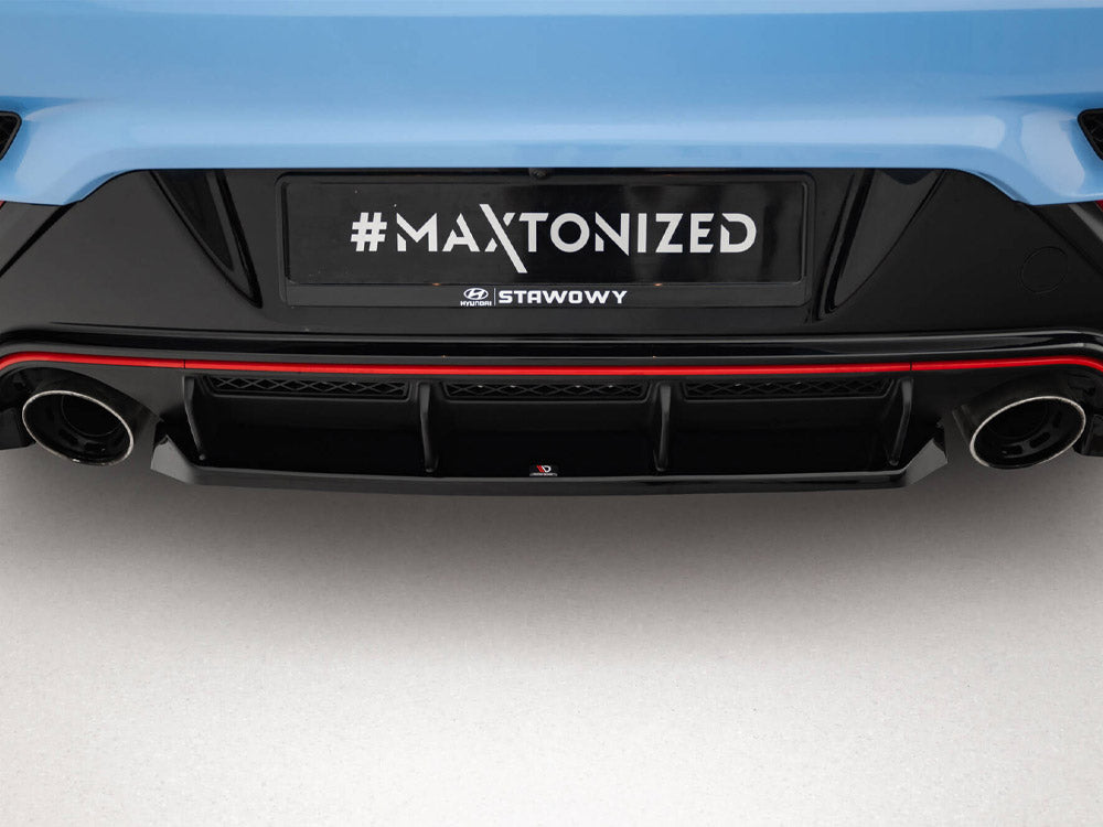Maxton Design Central Rear Splitter Hyundai Veloster N Mk2 - HY-VE-2-N-RD1G - Image 3