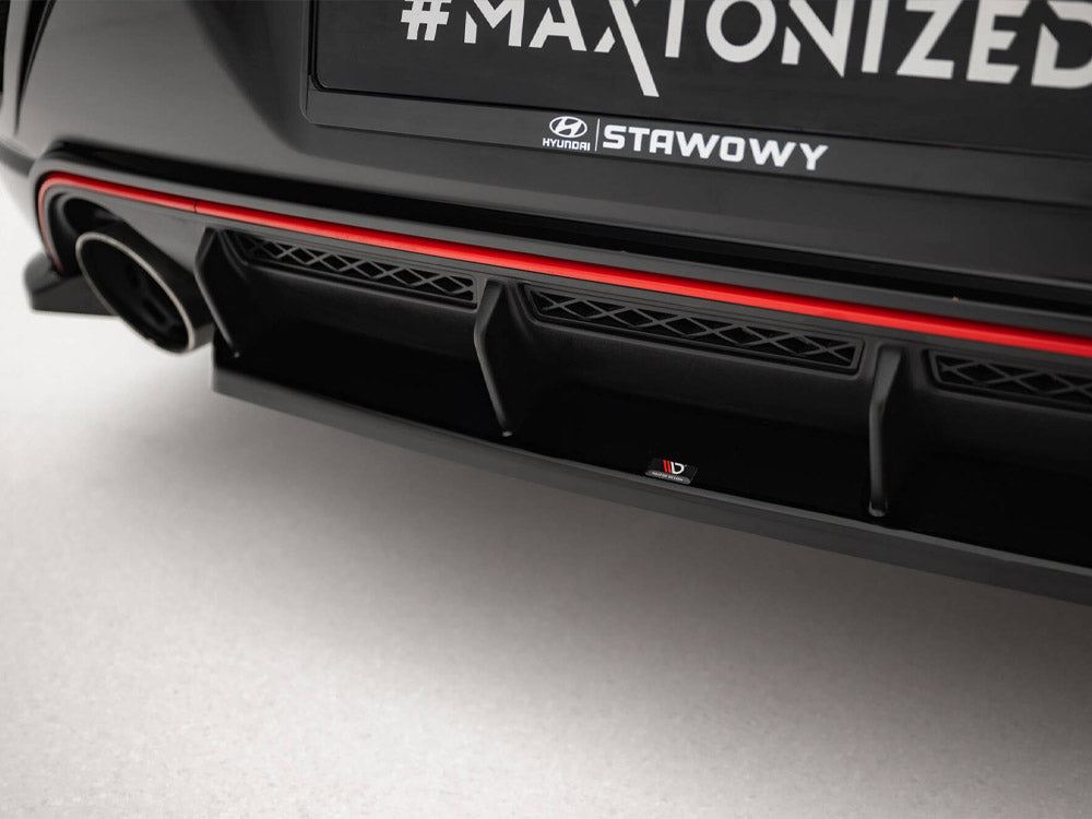Maxton Design Central Rear Splitter Hyundai Veloster N Mk2 - HY-VE-2-N-RD1G - Image 5