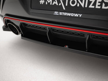 Maxton Design Central Rear Splitter Hyundai Veloster N Mk2 - HY-VE-2-N-RD1G - Image 5