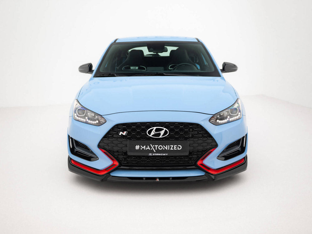 Maxton Design Front Splitter V.2 Hyundai Veloster N Mk2 - HY-VE-2-N-FD2G - Image 3