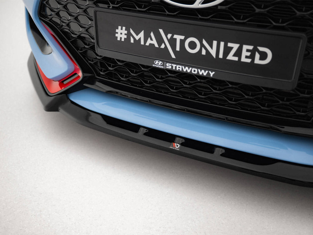 Maxton Design Front Splitter V.2 Hyundai Veloster N Mk2 - HY-VE-2-N-FD2G - Image 4
