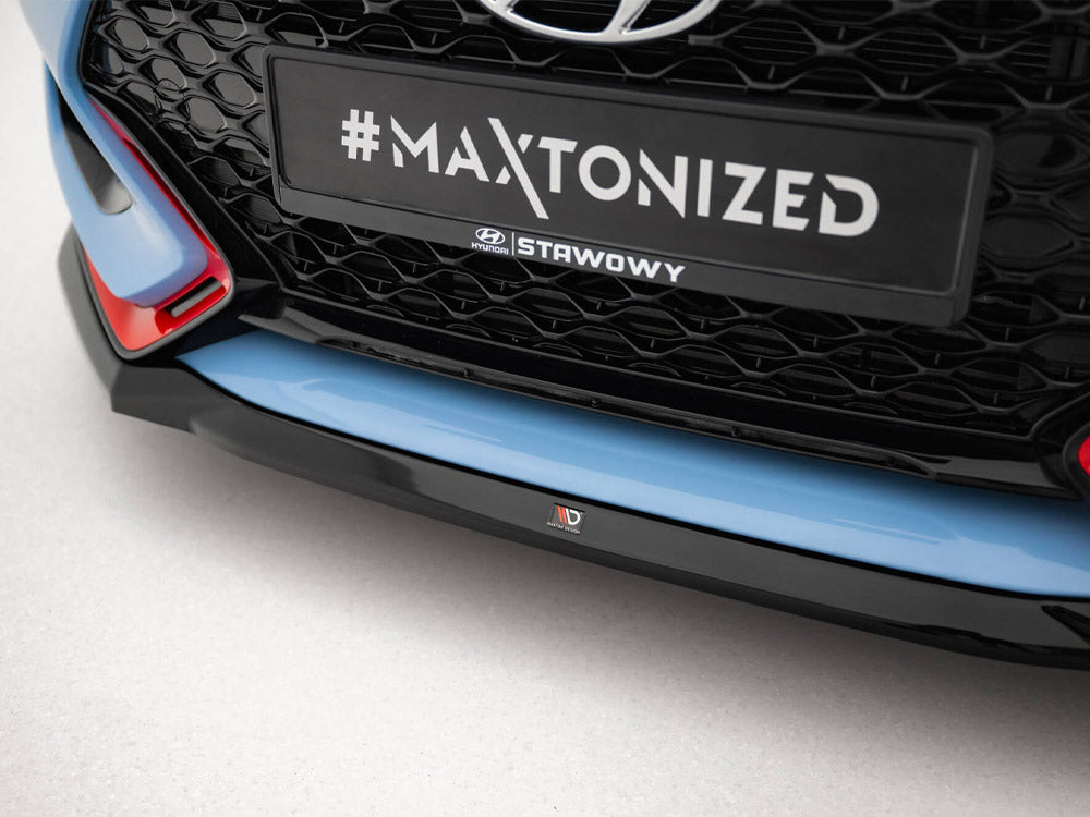 Maxton Design Front Splitter V.1 Hyundai Veloster N Mk2 - HY-VE-2-N-FD1G - Image 4