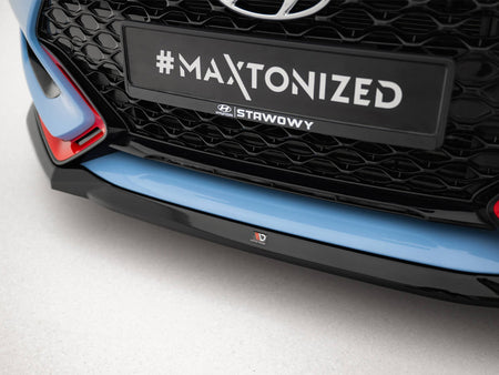 Maxton Design Front Splitter V.1 Hyundai Veloster N Mk2 - HY-VE-2-N-FD1G - Image 4