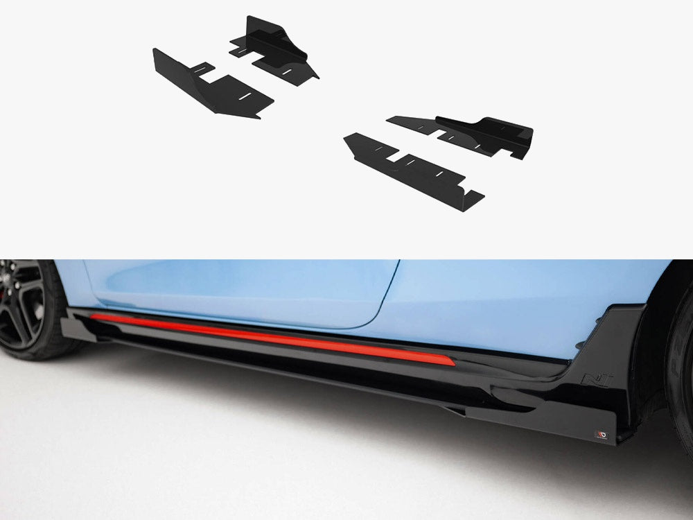 Maxton Design Side Flaps Hyundai Veloster N Mk2 - HYVE2NCNC-SF1G - Image 1
