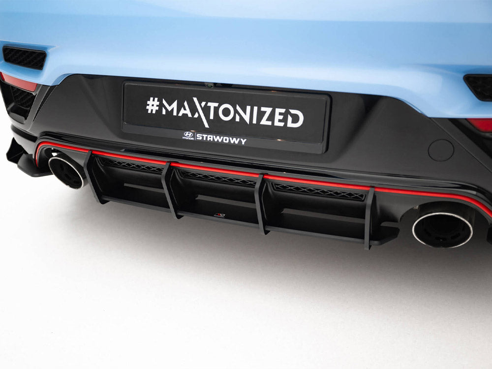 Maxton Design Street PRO Rear Diffuser Hyundai Veloster N Mk2 - HYVE2NCNC-RS1B - Image 3