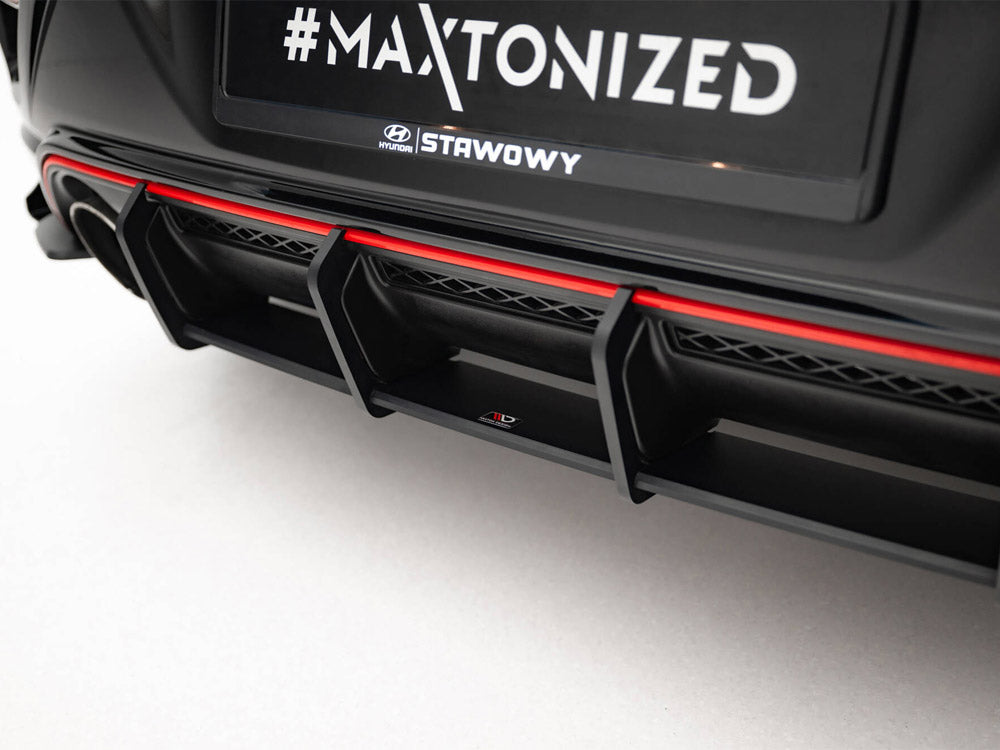 Maxton Design Street PRO Rear Diffuser Hyundai Veloster N Mk2 - HYVE2NCNC-RS1B - Image 4