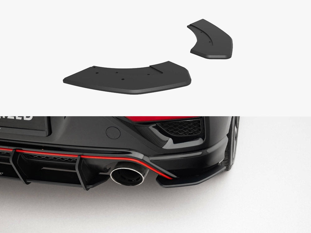 Maxton Design Street Pro Rear Side Splitters Hyundai Veloster N Mk2 - HYVE2NCNC-RSD1B - Image 1