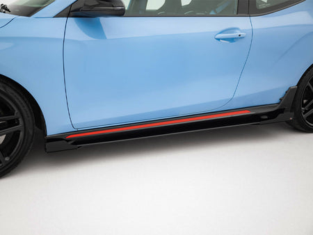 Street PRO Side Skirts Diffusers + Flaps Hyundai Veloster N Mk2