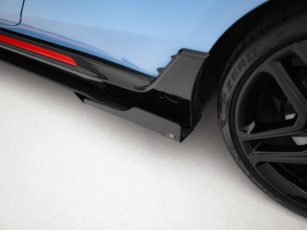 Street PRO Side Skirts Diffusers + Flaps Hyundai Veloster N Mk2
