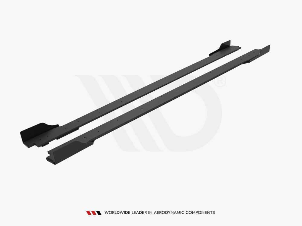 Street PRO Side Skirts Diffusers + Flaps Hyundai Veloster N Mk2