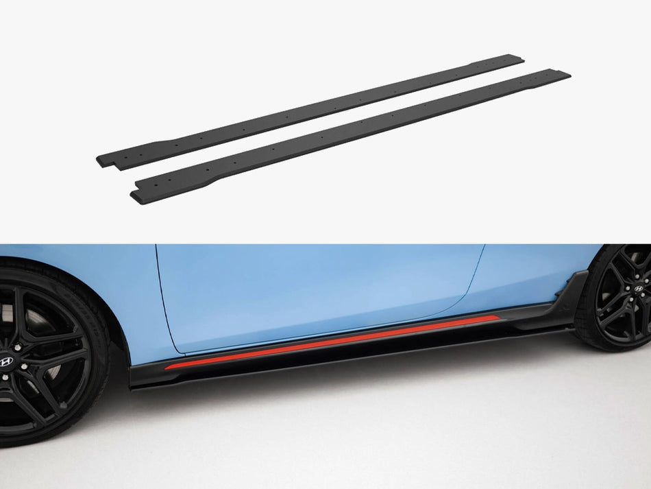 Maxton Design Street PRO Side Skirts Diffusers Hyundai Veloster N Mk2 - HYVE2NCNC-SD1B - Image 1