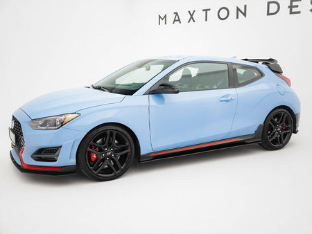 Maxton Design Street PRO Side Skirts Diffusers Hyundai Veloster N Mk2 - HYVE2NCNC-SD1B - Image 2