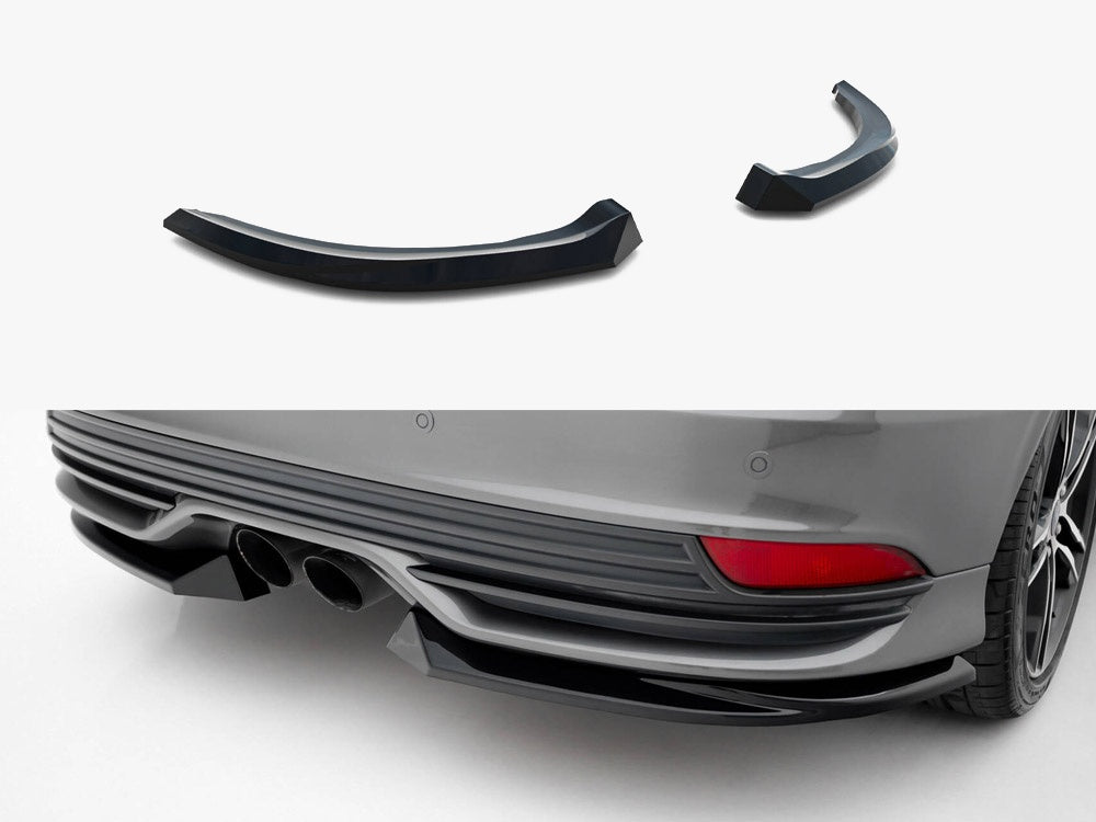 Maxton Design Rear Side Splitters V.3 Ford Focus ST Mk3 Facelift - FO-FO-3F-ST-RSD3G - Image 1