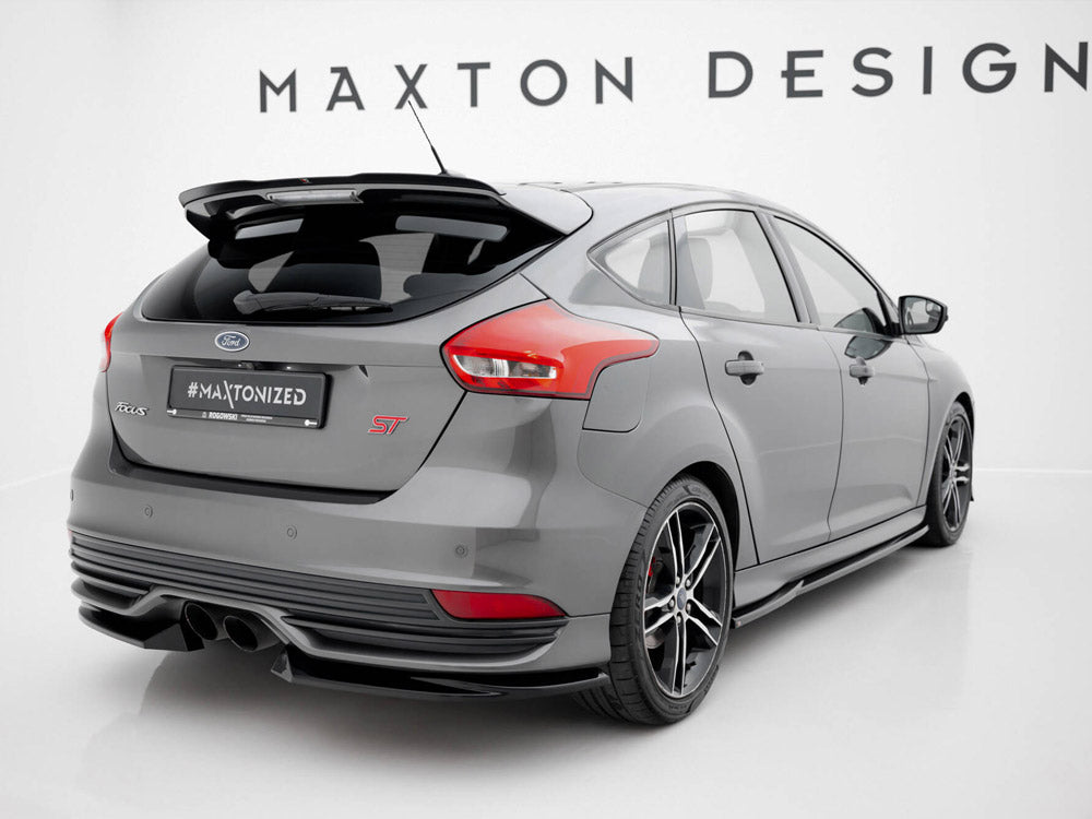 Maxton Design Rear Side Splitters V.3 Ford Focus ST Mk3 Facelift - FO-FO-3F-ST-RSD3G - Image 2