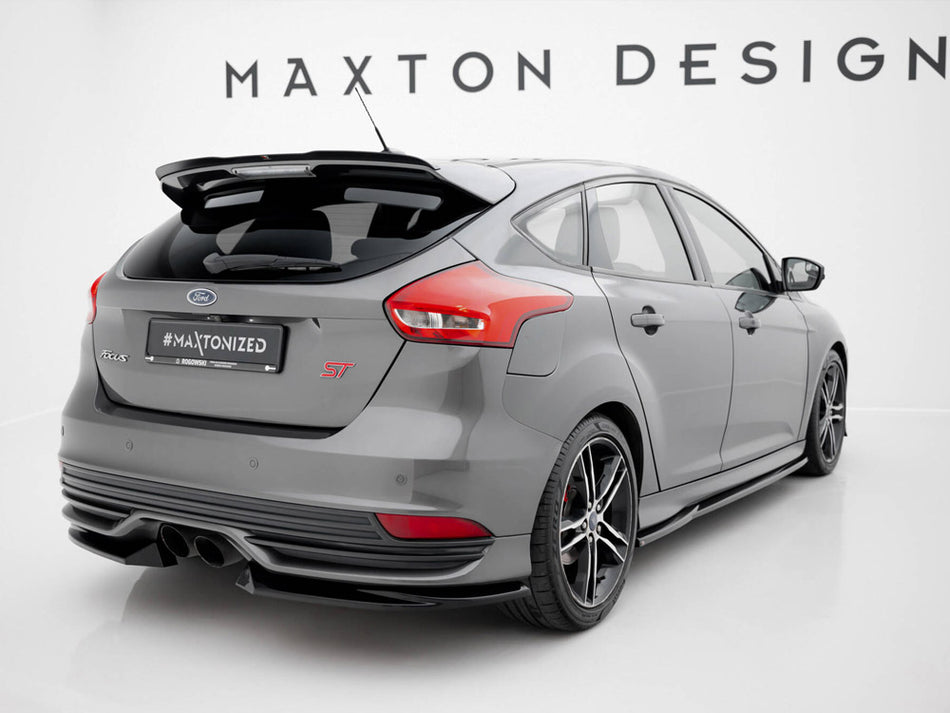 Maxton Design Rear Side Splitters V.3 Ford Focus ST Mk3 Facelift - FO-FO-3F-ST-RSD3G - Image 2