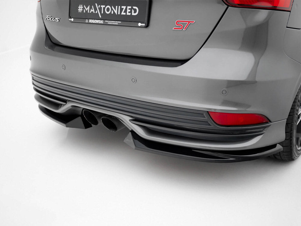 Maxton Design Rear Side Splitters V.3 Ford Focus ST Mk3 Facelift - FO-FO-3F-ST-RSD3G - Image 3