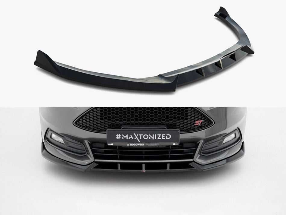 Front Splitter V.6 Ford Focus ST Mk3 Facelift