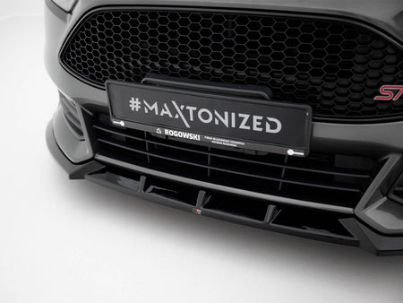 Maxton Design Front Splitter V.6 Ford Focus ST Mk3 Facelift - FO-FO-3F-ST-FD6G - Image 4