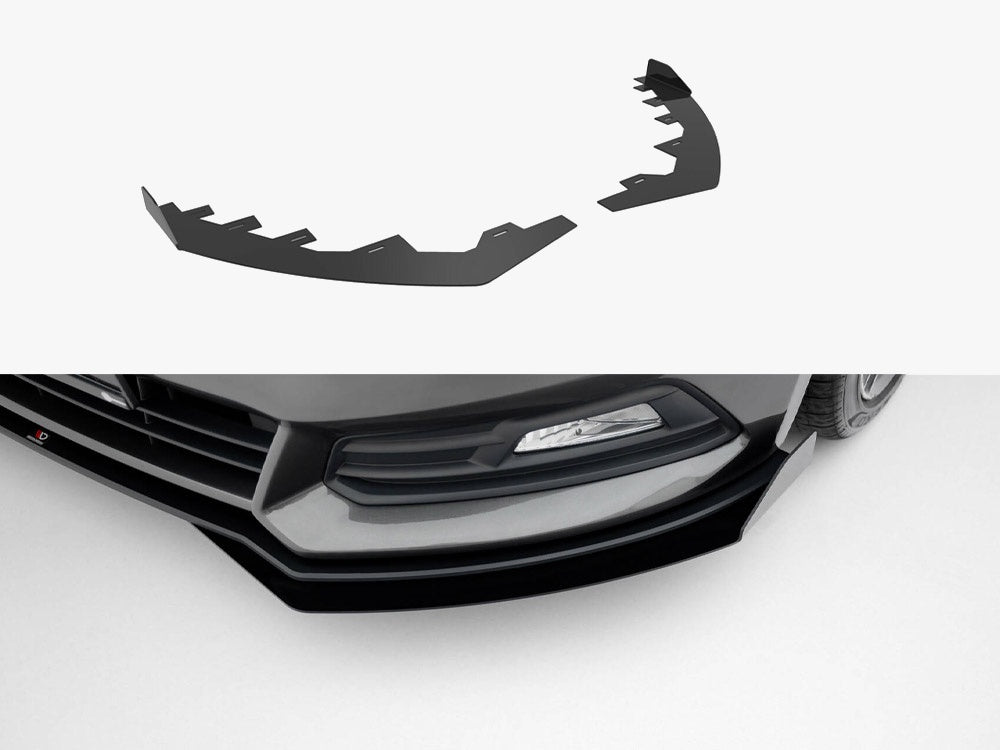 Maxton Design Front Flaps Ford Focus ST Mk3 Facelift - FOFO3FSTCNC-FSF1G - Image 1