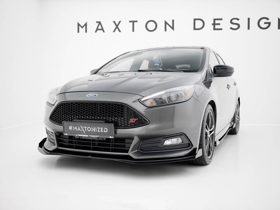 Maxton Design Front Flaps Ford Focus ST Mk3 Facelift - FOFO3FSTCNC-FSF1G - Image 2