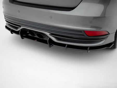 Maxton Design Street PRO Rear Diffuser Ford Focus ST Mk3 Facelift - FOFO3FSTCNC-RS2B - Image 4