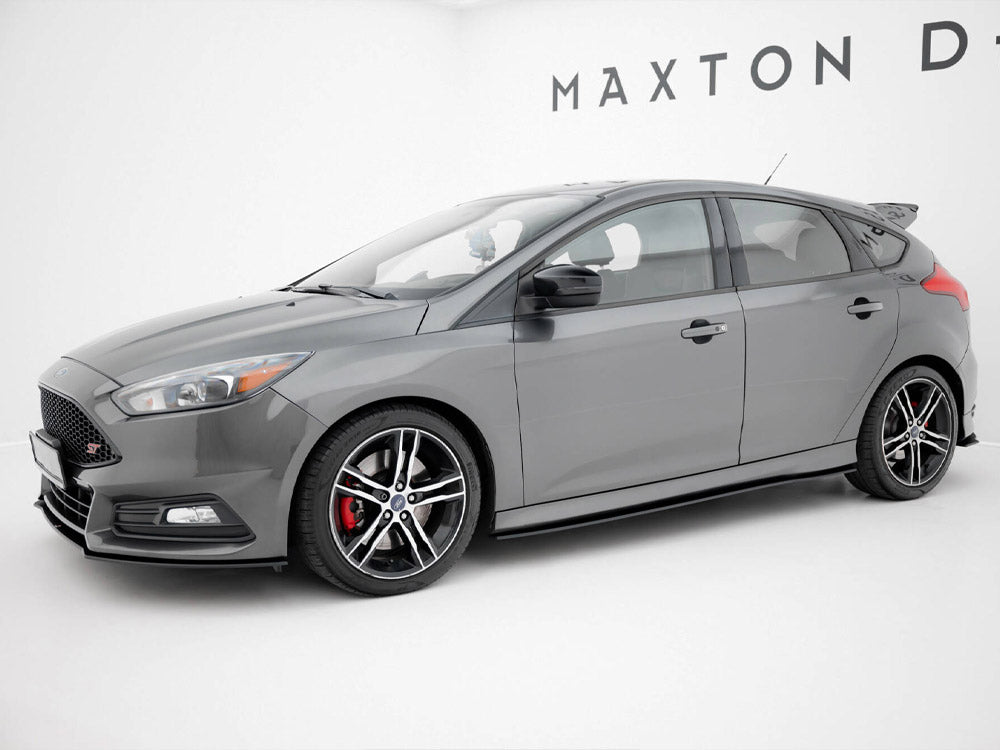 Maxton Design Street PRO Side Skirts Diffusers Ford Focus ST Mk3 Facelift - FOFO3FSTCNC-SD1B - Image 2