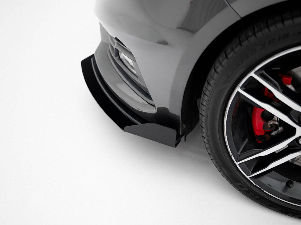 Maxton Design Street PRO Front Splitter + Flaps Ford Focus ST Mk3 Facelift - FOFO3FSTCNC-FD4B+FSF1G - Image 6