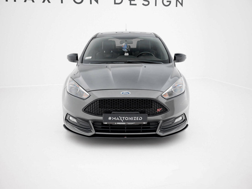 Maxton Design Street PRO Front Splitter Ford Focus ST Mk3 Facelift - FOFO3FSTCNC-FD4B - Image 3