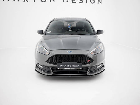Maxton Design Street PRO Front Splitter Ford Focus ST Mk3 Facelift - FOFO3FSTCNC-FD4B - Image 3