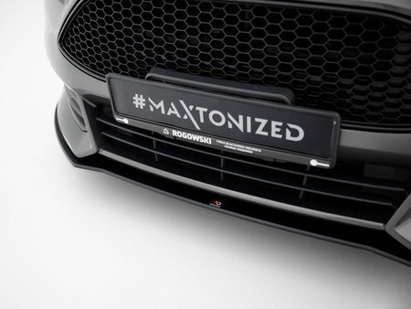 Maxton Design Street PRO Front Splitter Ford Focus ST Mk3 Facelift - FOFO3FSTCNC-FD4B - Image 4