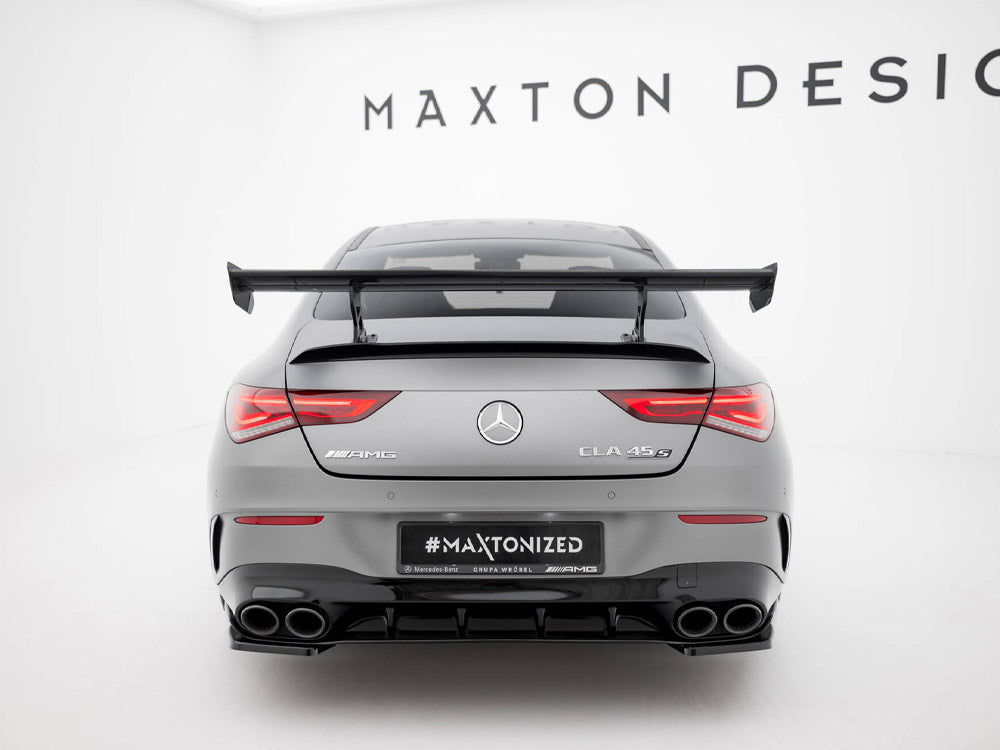 Maxton Design Carbon Spoiler With Internal Brackets Uprights Mercedes-Benz CLA Coupe C118 / C118 Facelift - CF-ME-CLA-118-WING5-INT-245-P - Image 3