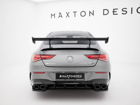 Maxton Design Carbon Spoiler With Internal Brackets Uprights Mercedes-Benz CLA Coupe C118 / C118 Facelift - CF-ME-CLA-118-WING5-INT-245-P - Image 3