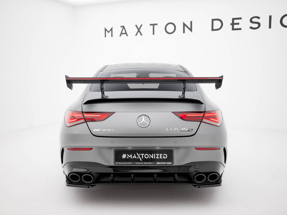 Maxton Design Carbon Spoiler With Internal Brackets Uprights + LED Mercedes-Benz CLA Coupe C118 / C118 Facelift - CF-ME-CLA-118-WING5-INT-245-P+LED - Image 7