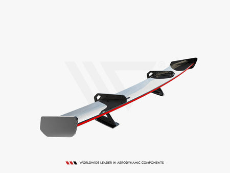 Maxton Design Carbon Spoiler With Upper Swan Mounting + LED Mercedes-Benz CLA Coupe C118 / C118 Facelift - CF-ME-CLA-118-WING5-UPP-245-P+LED - Image 13