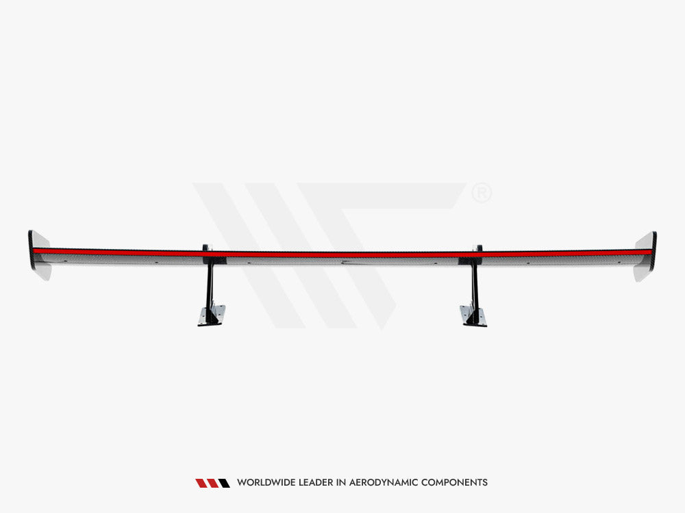 Maxton Design Carbon Spoiler With Upper Swan Mounting + LED Mercedes-Benz CLA Coupe C118 / C118 Facelift - CF-ME-CLA-118-WING5-UPP-245-P+LED - Image 14