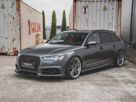 Maxton Design Side Skirts Diffusers Audi A6 / A6 C7 S-Line / S6 C7 FL - AU-S6-C7F-FSD1FP - Image 2