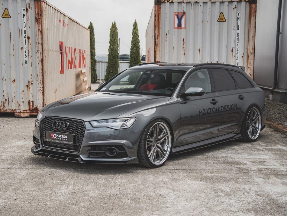 Maxton Design Side Skirts Diffusers Audi A6 / A6 C7 S-Line / S6 C7 FL - AU-S6-C7F-FSD1FP - Image 2