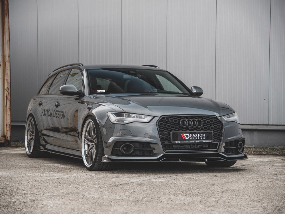 Maxton Design Front Splitter Audi A6 / A6 C7 S-Line / S6 C7 Facelift - AU-S6-C7F-FFD1FP - Image 2