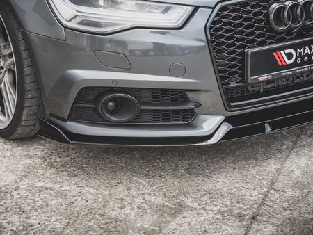 Maxton Design Front Splitter Audi A6 / A6 C7 S-Line / S6 C7 Facelift - AU-S6-C7F-FFD1FP - Image 6