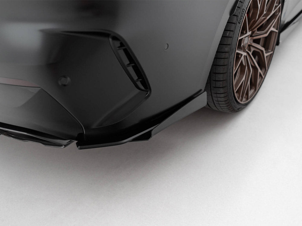 Maxton Design Street Pro Rear Side Splitters + Flaps BMW M440i G22 / G23 - BM4G22MPACKCNC-RSD2B+RSF2G - Image 3
