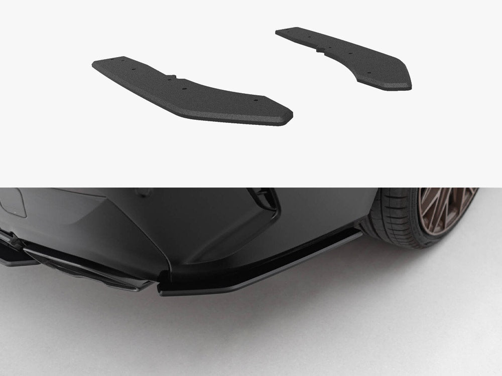 Maxton Design Street Pro Rear Side Splitters BMW M440i G22 / G23 - BM4G22MPACKCNC-RSD2B - Image 1