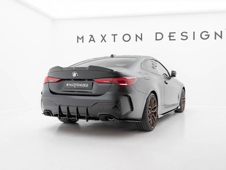 Maxton Design Street Pro Rear Side Splitters BMW M440i G22 / G23 - BM4G22MPACKCNC-RSD2B - Image 2