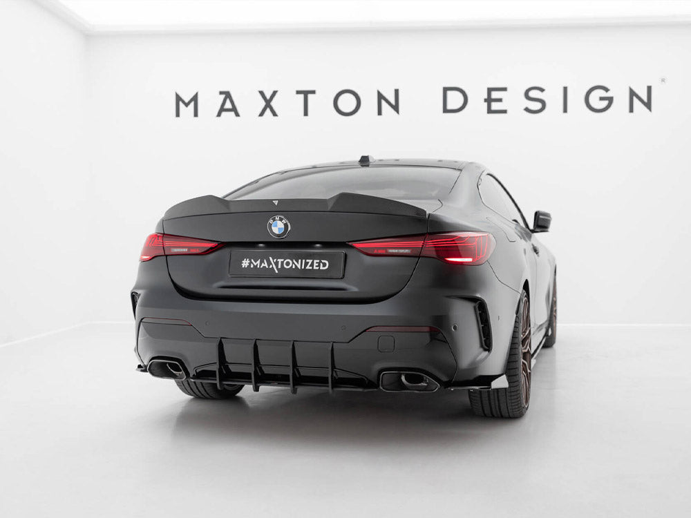Maxton Design Street PRO Rear Diffuser BMW 4 M-Pack / M440i G22 / G23 - BM4G22MPACKCNC-RS2B - Image 2