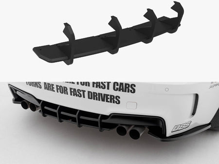 Maxton Design Street PRO Rear Diffuser BMW 1 M Coupe E82 - BM182MCNC-RS1B - Image 1