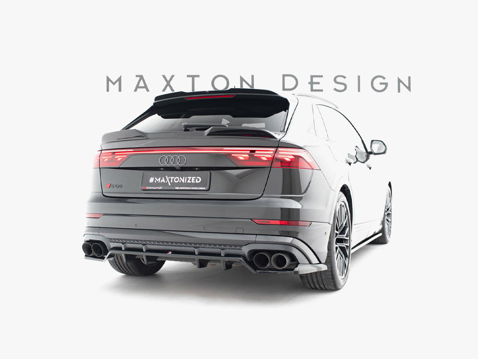 Maxton Design Rear Splitter (Vertical Bars) V.2 Audi SQ8 / Q8 S-Line Mk1 Facelift - AU-Q8-1F-SLINE-RD3G+RD2G - Image 2