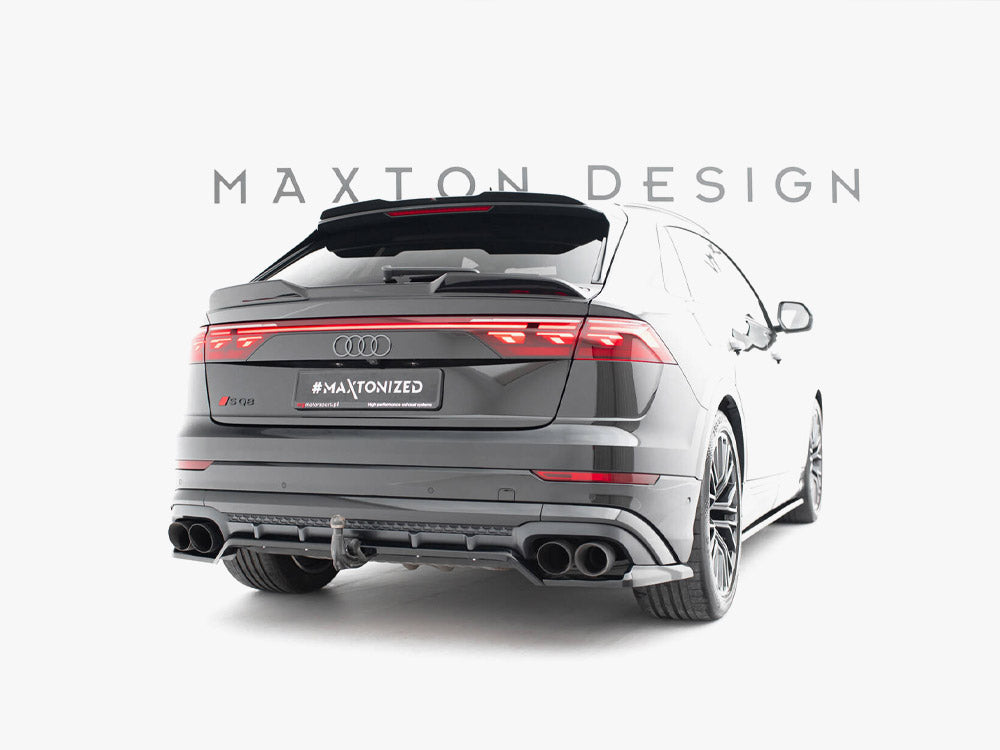 Rear Splitter (Vertical Bars) V.2 Audi SQ8 / Q8 S-Line Mk1 Facelift