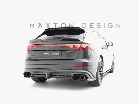 Rear Splitter (Vertical Bars) V.2 Audi SQ8 / Q8 S-Line Mk1 Facelift