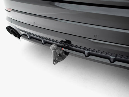 Rear Splitter (Vertical Bars) V.2 Audi SQ8 / Q8 S-Line Mk1 Facelift