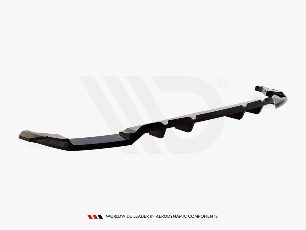 Rear Splitter (Vertical Bars) V.2 Audi SQ8 / Q8 S-Line Mk1 Facelift